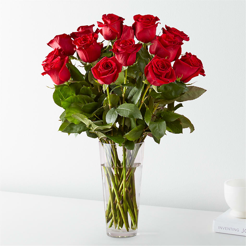 Long Stem Red Rose Bouquet – Jasmin Florist, S Richmond Hl NY