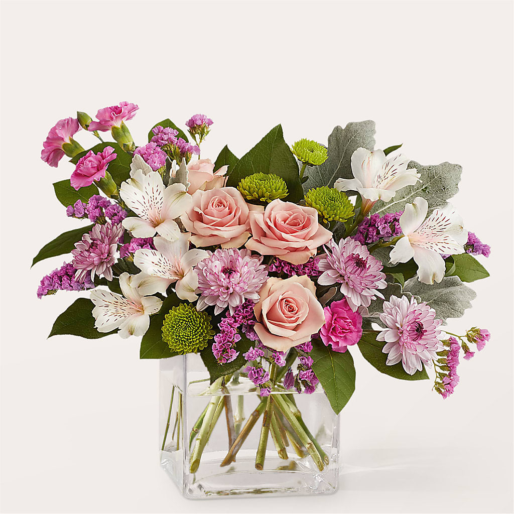 Pink Suede Bouquet – Jasmin Florist, S Richmond Hl NY