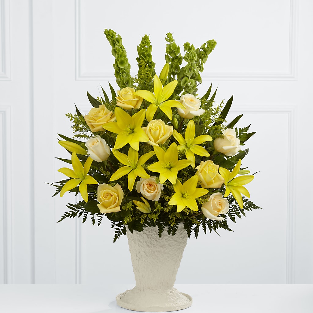 Golden Memories Arrangement – Jasmin Florist, S Richmond Hl NY