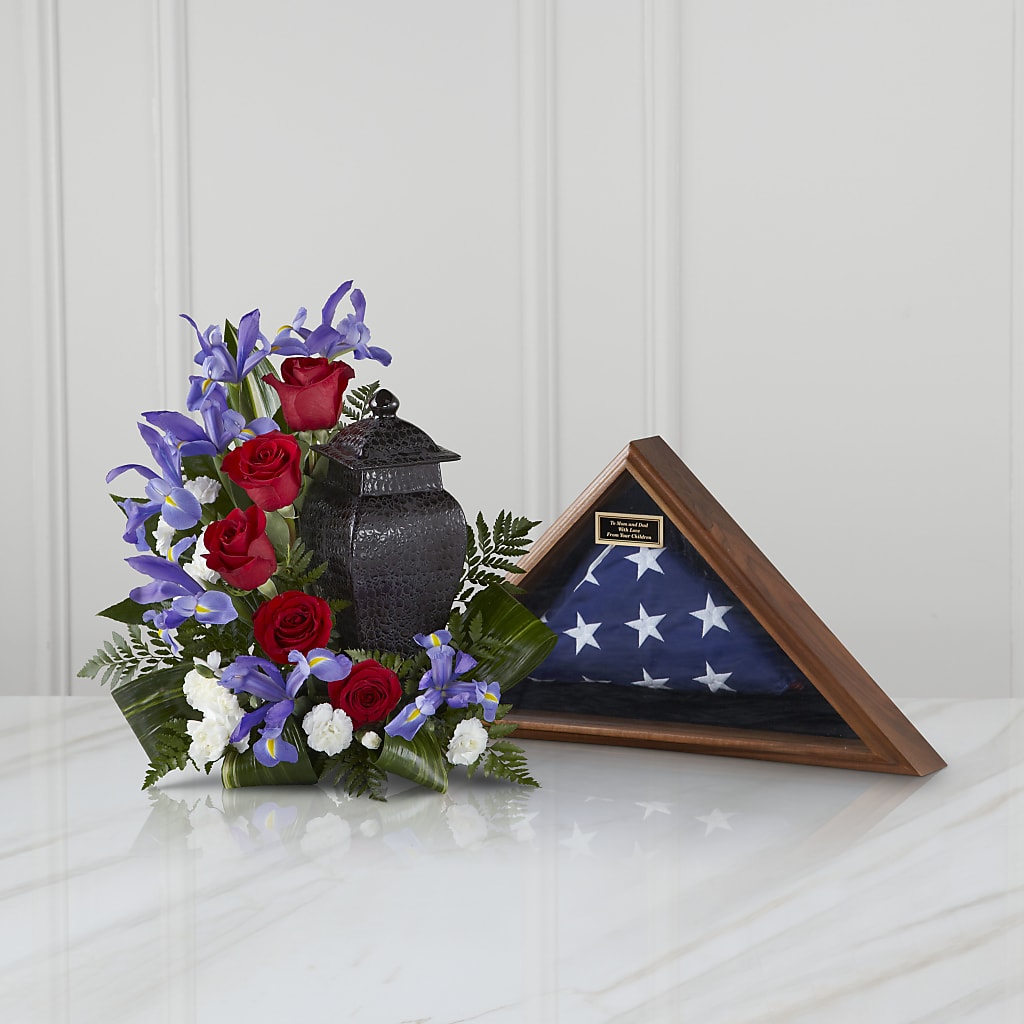 Patriotic Tribute Arrangement – Jasmin Florist, S Richmond Hl NY