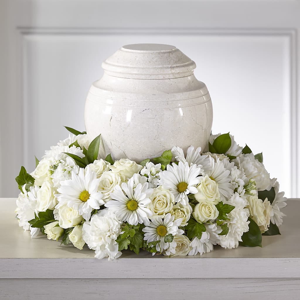 Ivory Gardens Cremation Adornment – Jasmin Florist, S Richmond Hl NY
