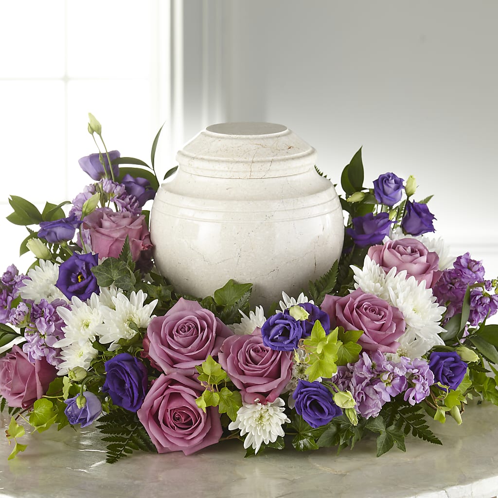 Blooming Sympathy Cremation Adornment – Jasmin Florist, S Richmond Hl NY