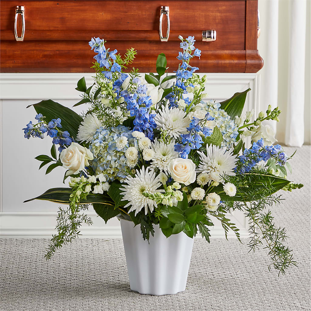 Everlasting Memories Floor Basket – Jasmin Florist, S Richmond Hl NY