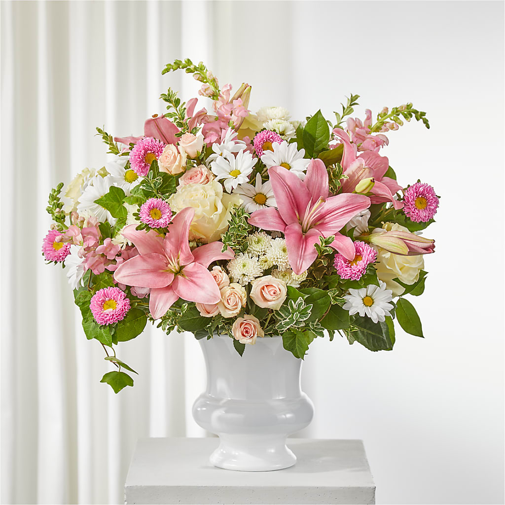 Empathetic Blooms Urn Arrangement – Jasmin Florist, S Richmond Hl NY
