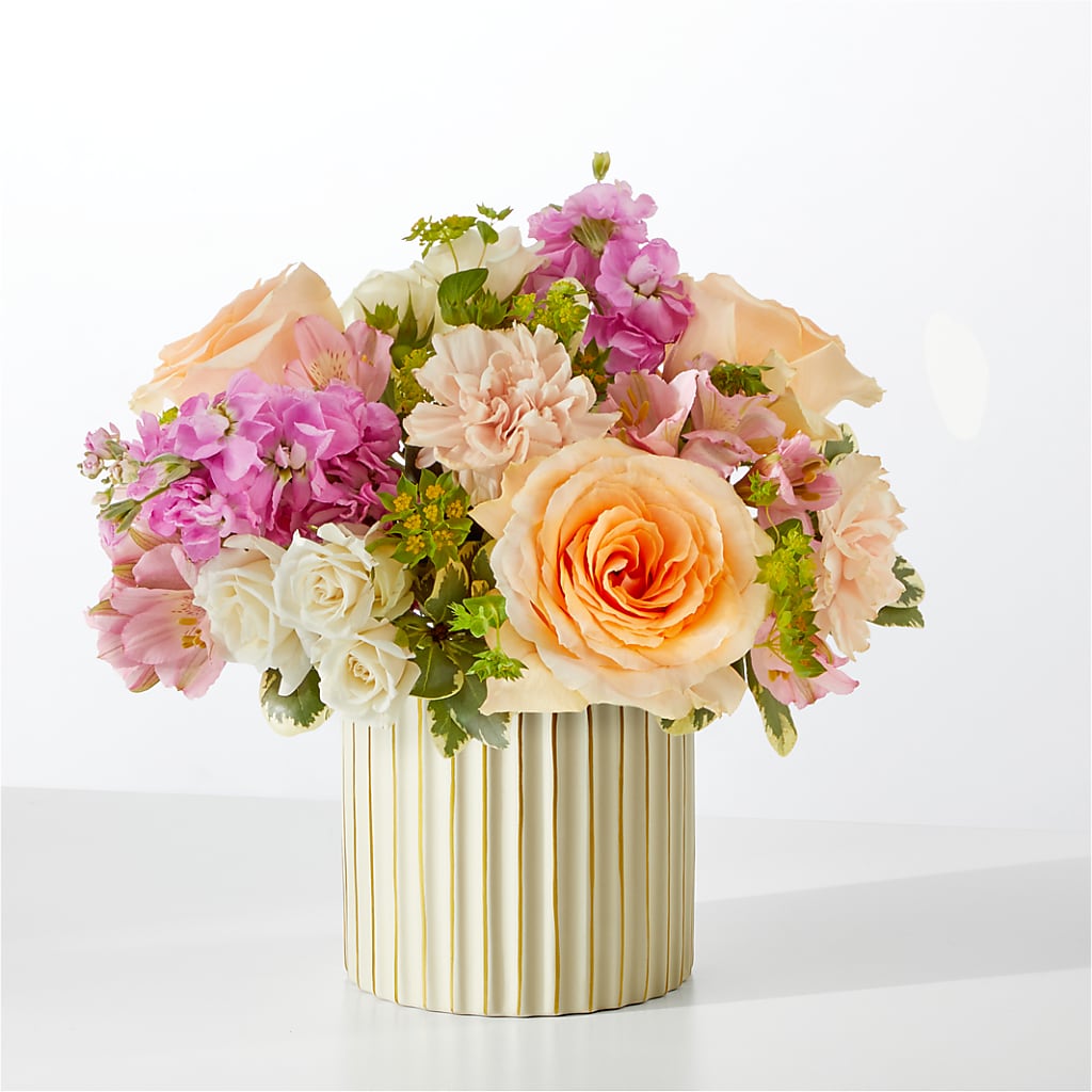 Paradise Bouquet with Ivory Vase – Jasmin Florist, S Richmond Hl NY