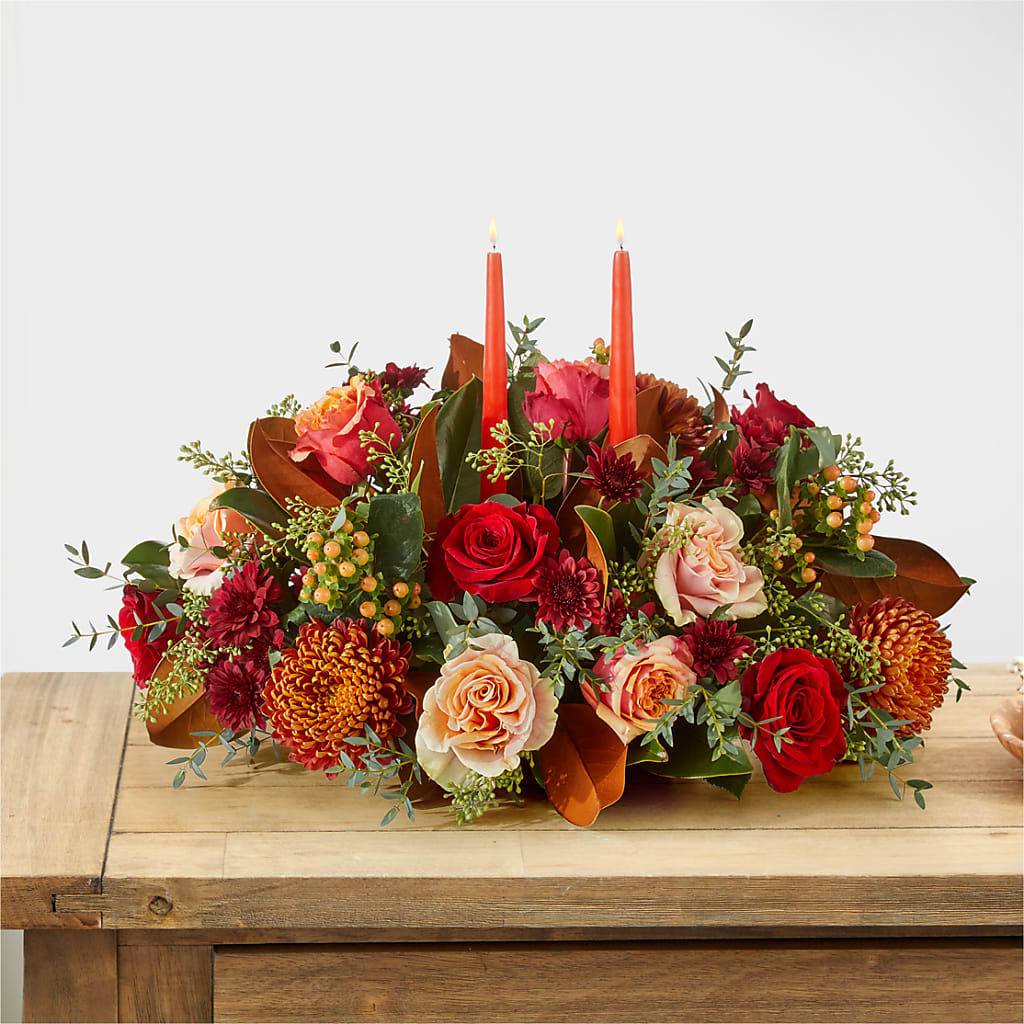 Gather Near Centerpiece – Jasmin Florist, S Richmond Hl NY