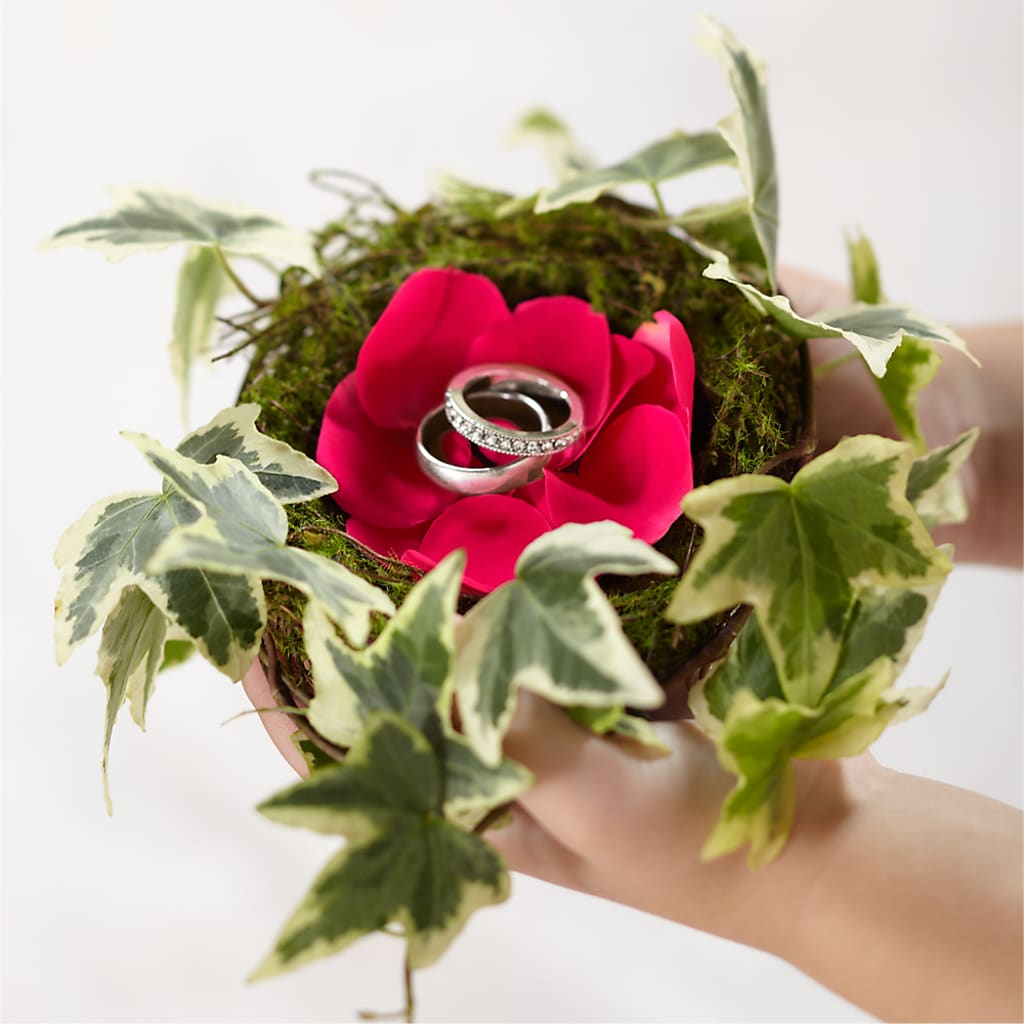 Lila Rose Ring Nest – Jasmin Florist, S Richmond Hl NY
