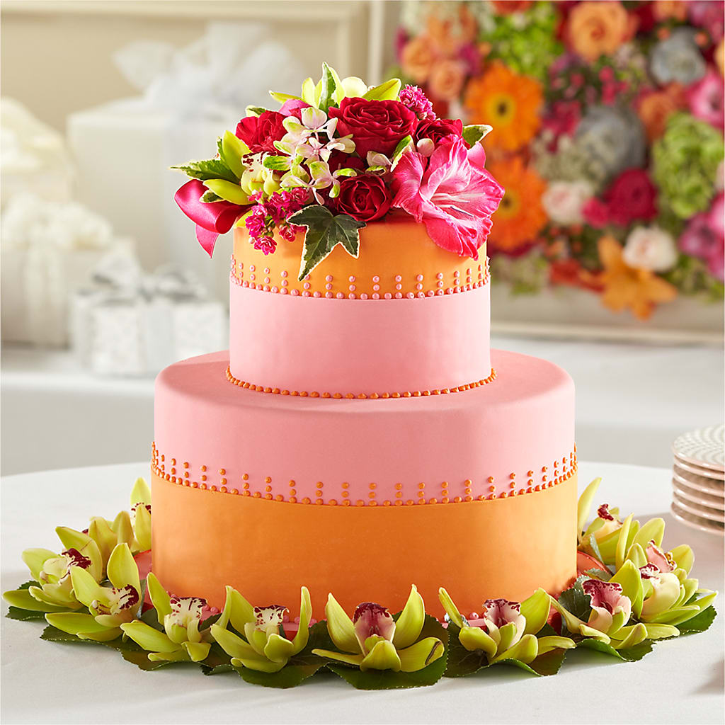 Sweet Citrus Cake Decor – Jasmin Florist, S Richmond Hl NY