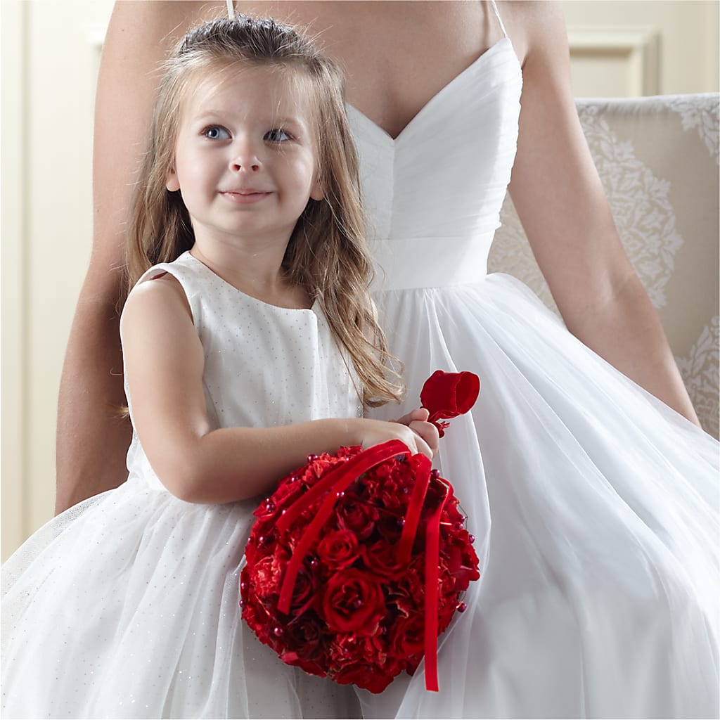 Pure at Heart Flower Girl Arrangement – Jasmin Florist, S Richmond Hl NY