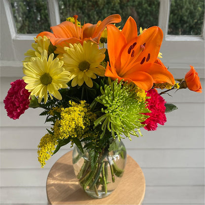 Bold & Bright – A Florist Original –  Jasmin Florist, S Richmond Hl NY