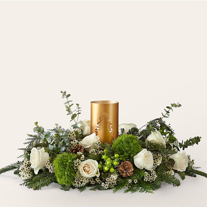Chestnuts Roasting Centerpiece –  Jasmin Florist, S Richmond Hl NY