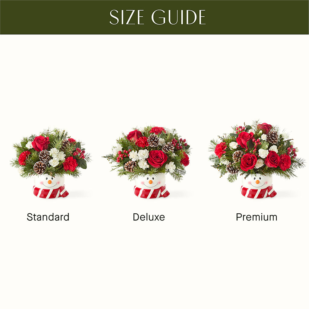 Jolly Snowman Bouquet –  Jasmin Florist, S Richmond Hl NY