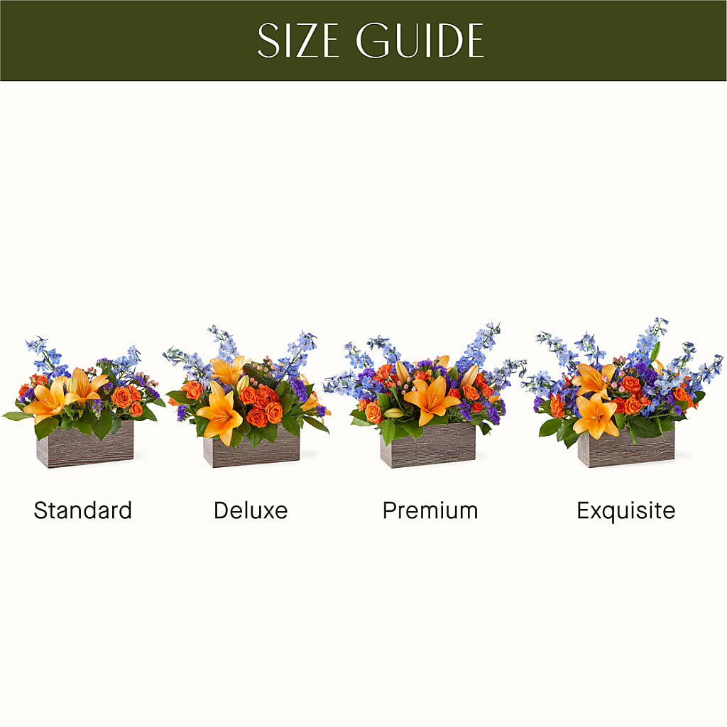 Radiant Citrus Box Bouquet –  Jasmin Florist, S Richmond Hl NY