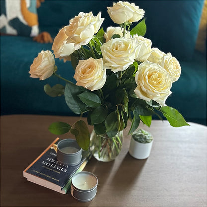 Long Stem Yellow Rose Bouquet –  Jasmin Florist, S Richmond Hl NY