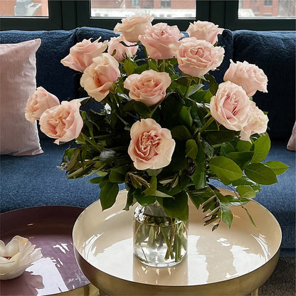 Long Stem Pink Rose Bouquet –  Jasmin Florist, S Richmond Hl NY