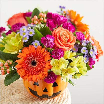Tricks & Treats Pumpkin –  Jasmin Florist, S Richmond Hl NY