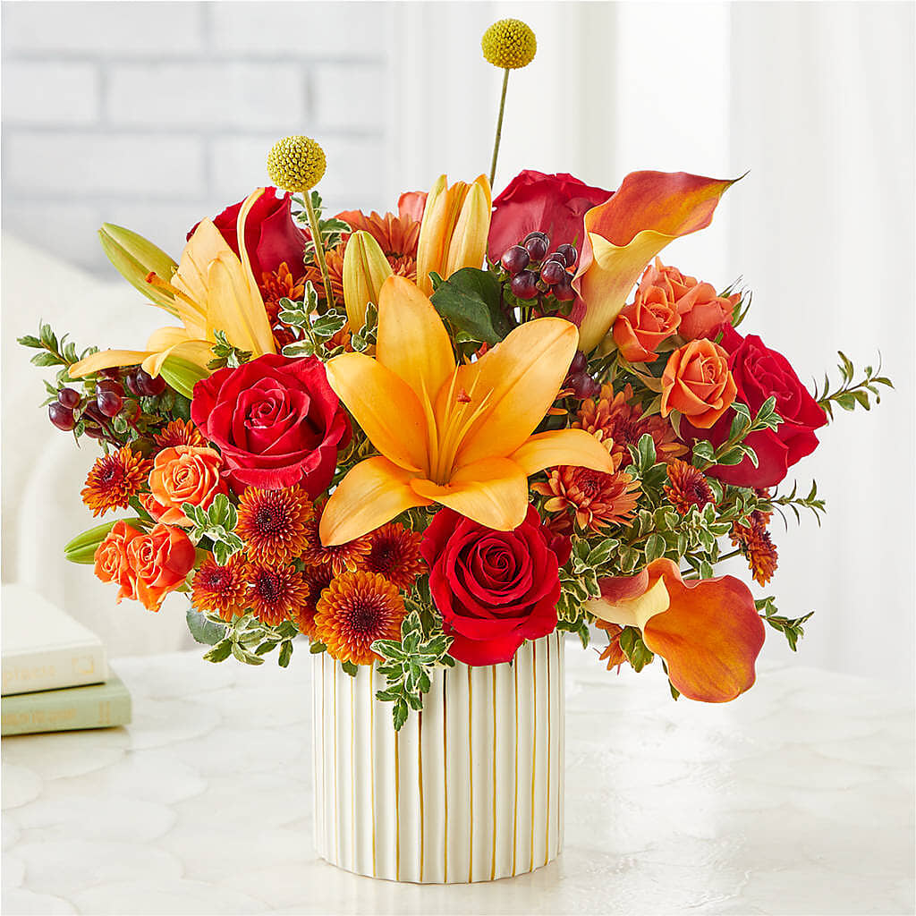 Scarlet Skies Bouquet –  Jasmin Florist, S Richmond Hl NY