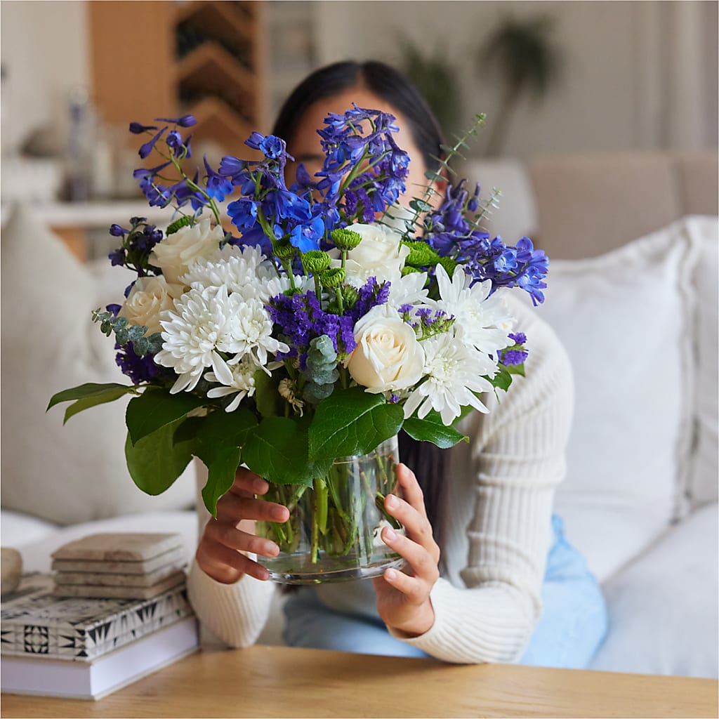 Cerulean Waves Bouquet –  Jasmin Florist, S Richmond Hl NY