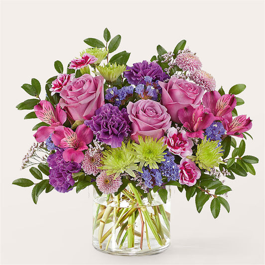 Glass Half Full Bouquet –  Jasmin Florist, S Richmond Hl NY