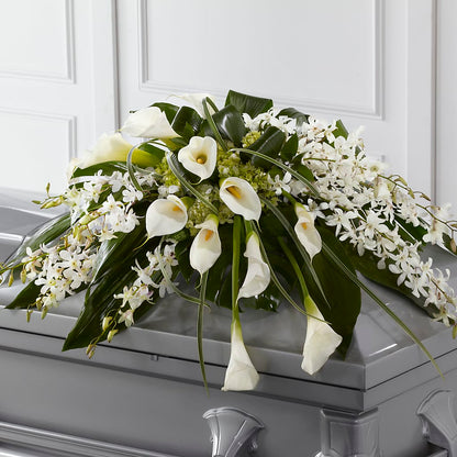 Angel Wings Casket Spray –  Jasmin Florist, S Richmond Hl NY