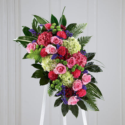 Refreshing Mix Standing Spray –  Jasmin Florist, S Richmond Hl NY