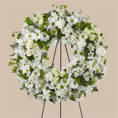 Faithful Wishes Wreath –  Jasmin Florist, S Richmond Hl NY