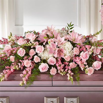 Life & Remembrance Casket Spray –  Jasmin Florist, S Richmond Hl NY
