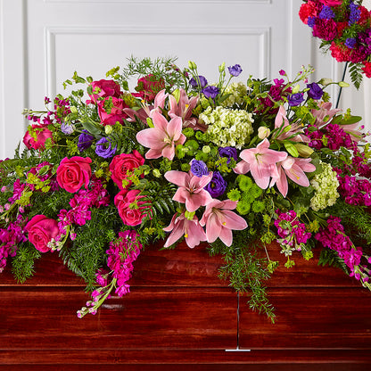 Radiant Tribute Casket Spray –  Jasmin Florist, S Richmond Hl NY