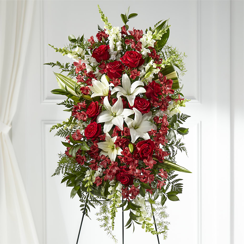 Everlasting Memory Standing Spray –  Jasmin Florist, S Richmond Hl NY