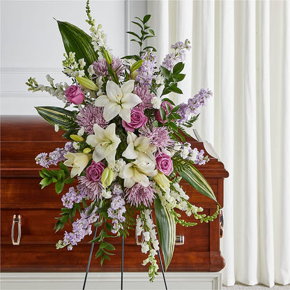 Grateful Hearts Standing Spray –  Jasmin Florist, S Richmond Hl NY