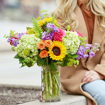 Vibrant Greetings Bouquet –  Jasmin Florist, S Richmond Hl NY