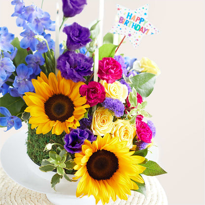 Star of the Day Floral Cake –  Jasmin Florist, S Richmond Hl NY