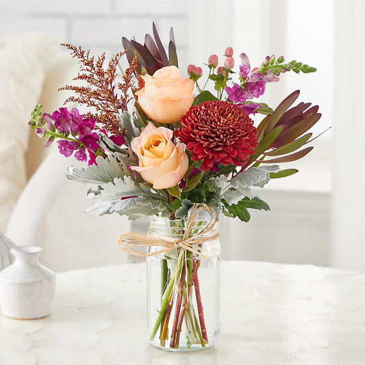 Moody Hues Bouquet –  Jasmin Florist, S Richmond Hl NY