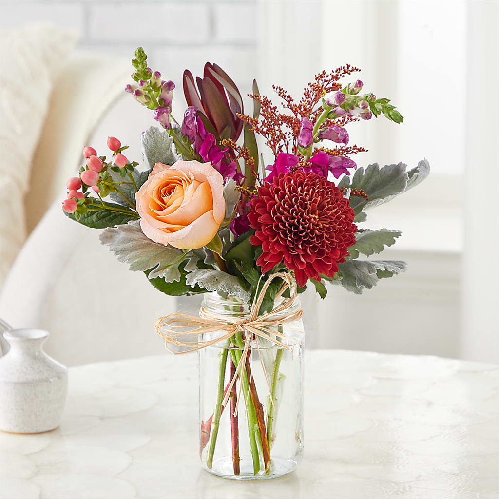 Moody Hues Bouquet –  Jasmin Florist, S Richmond Hl NY