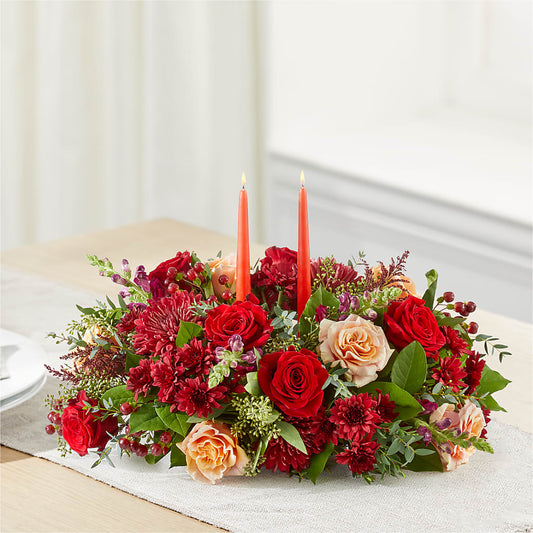 Most Thankful Centerpiece –  Jasmin Florist, S Richmond Hl NY