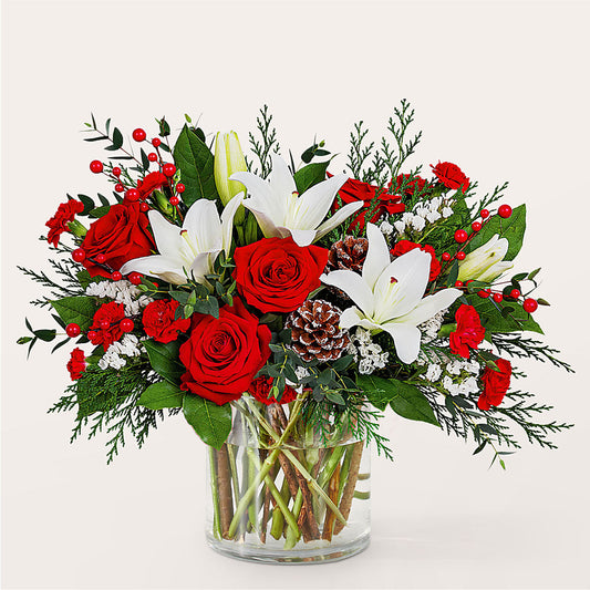 Best in Snow Bouquet –  Jasmin Florist, S Richmond Hl NY
