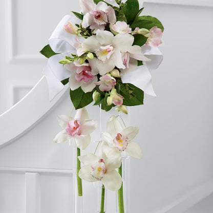 Perfect Entrance Pew Arrangement –  Jasmin Florist, S Richmond Hl NY