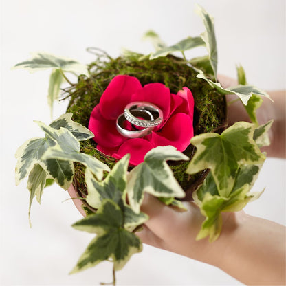 Lila Rose Ring Nest –  Jasmin Florist, S Richmond Hl NY
