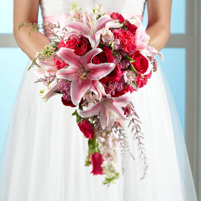 Lily & Rose Bouquet –  Jasmin Florist, S Richmond Hl NY
